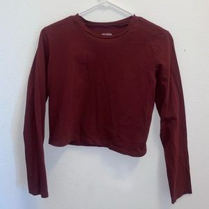 Maroon Crop Top Size Small